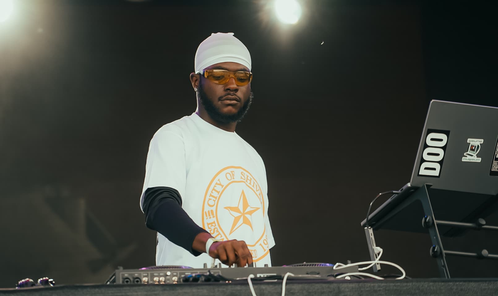 Shy!!! performing his set at the inaugural Gazebo Festival, held in Louisville, KY. Shot by Wesley Gibson